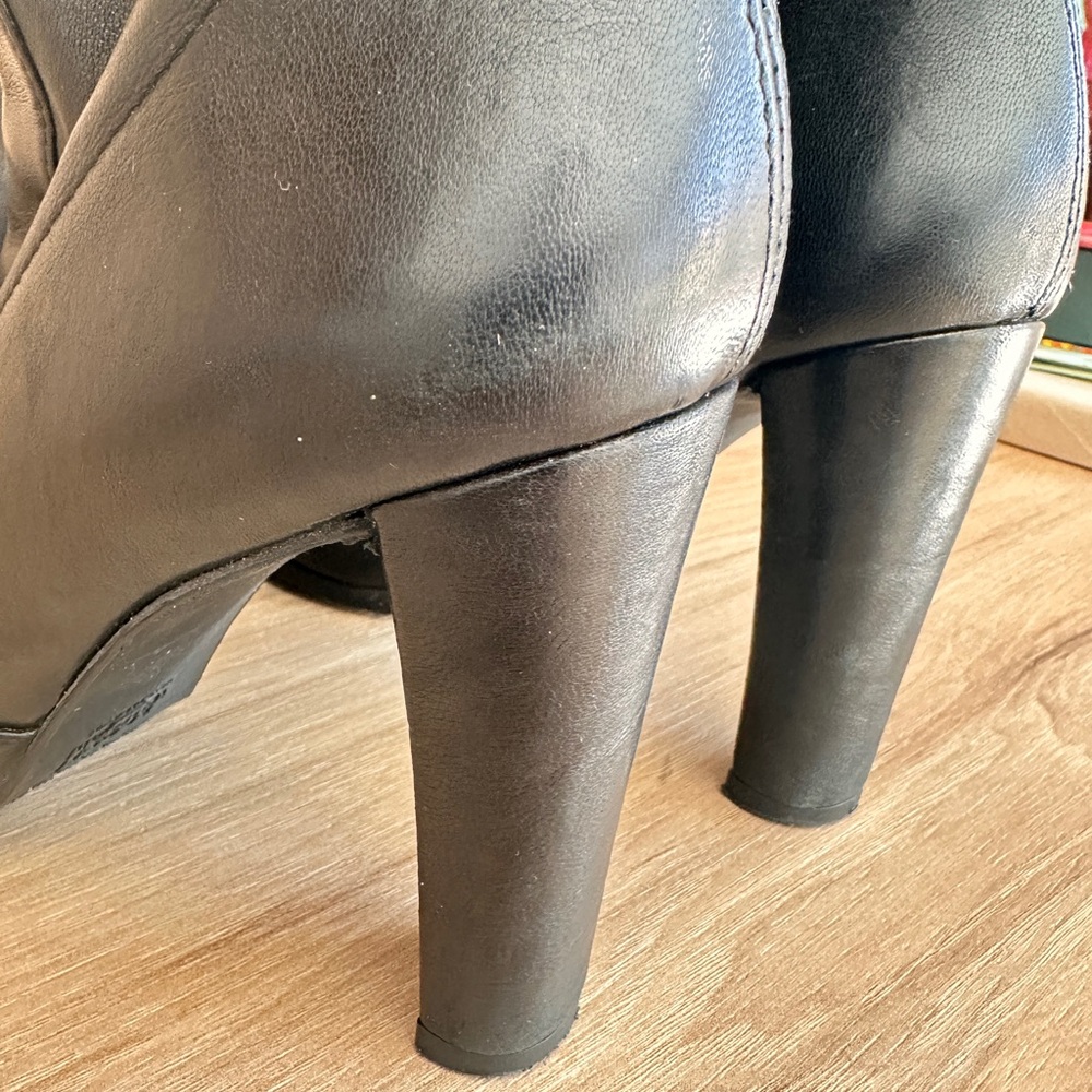 Stuart Weitzman Black Over-the-Knee Boots - Picture 7 of 8